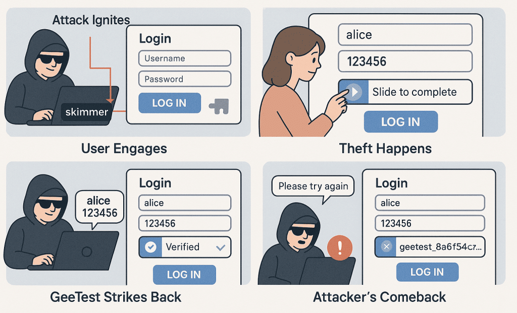 Formjacking Attacks: How They Work and the Best Ways to Prevent Them in 2025 20251112 1504 GeeTest Security Simulation simple compose 01k9ve01rnfyy84tfcb02emmty 2