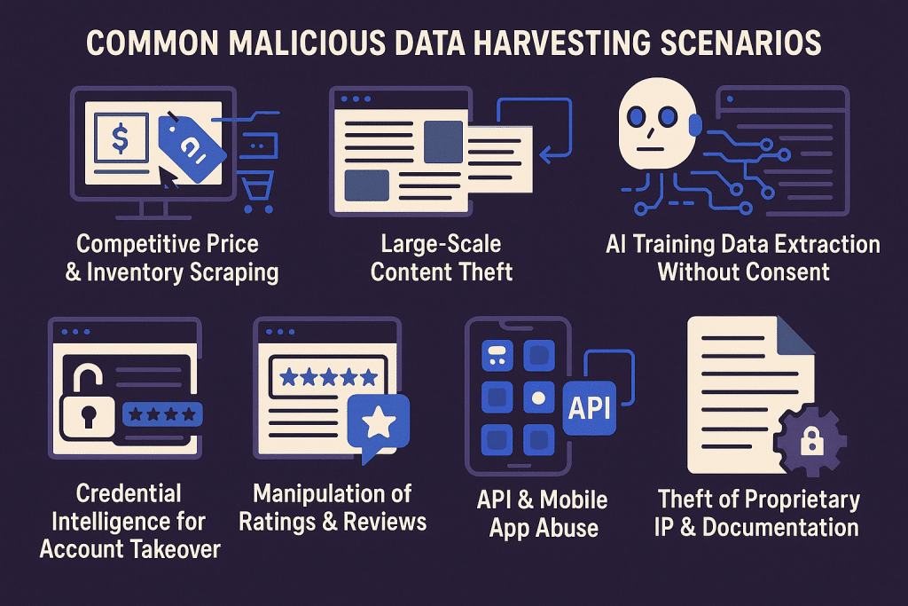 What Is Data Harvesting in 2025: Risks, Uses, and How to Stop Malicious Scraping 20251120 1457 Data Breach Tactics simple compose 01kag0rg3gffc9jsdy16nk3d1t