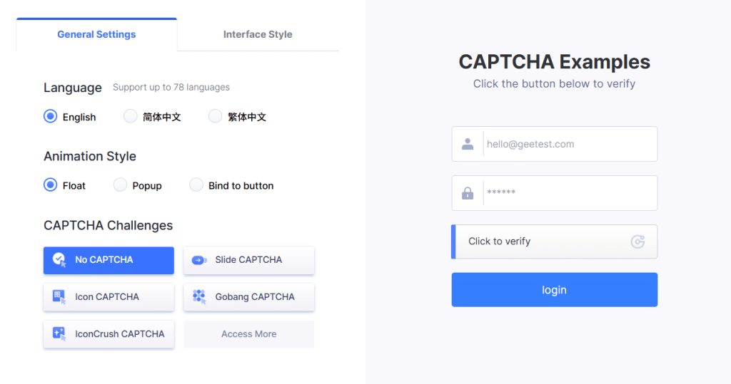 Slider CAPTCHA vs. Image CAPTCHA: Why So Many Types? geetest captcha demo