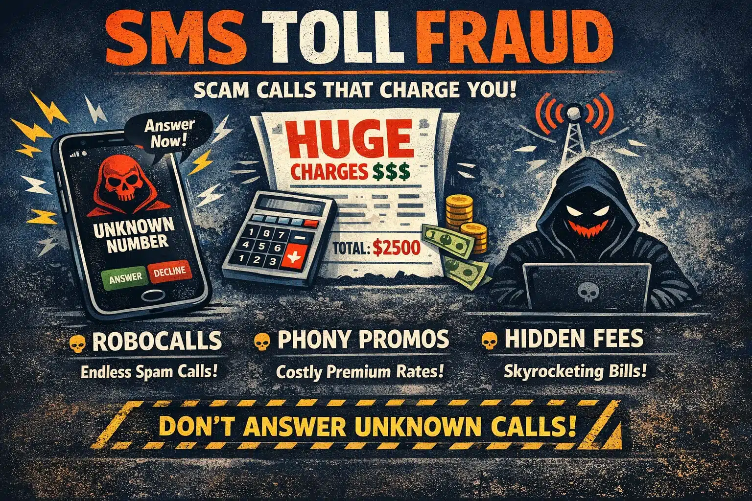 SMS toll fraud
