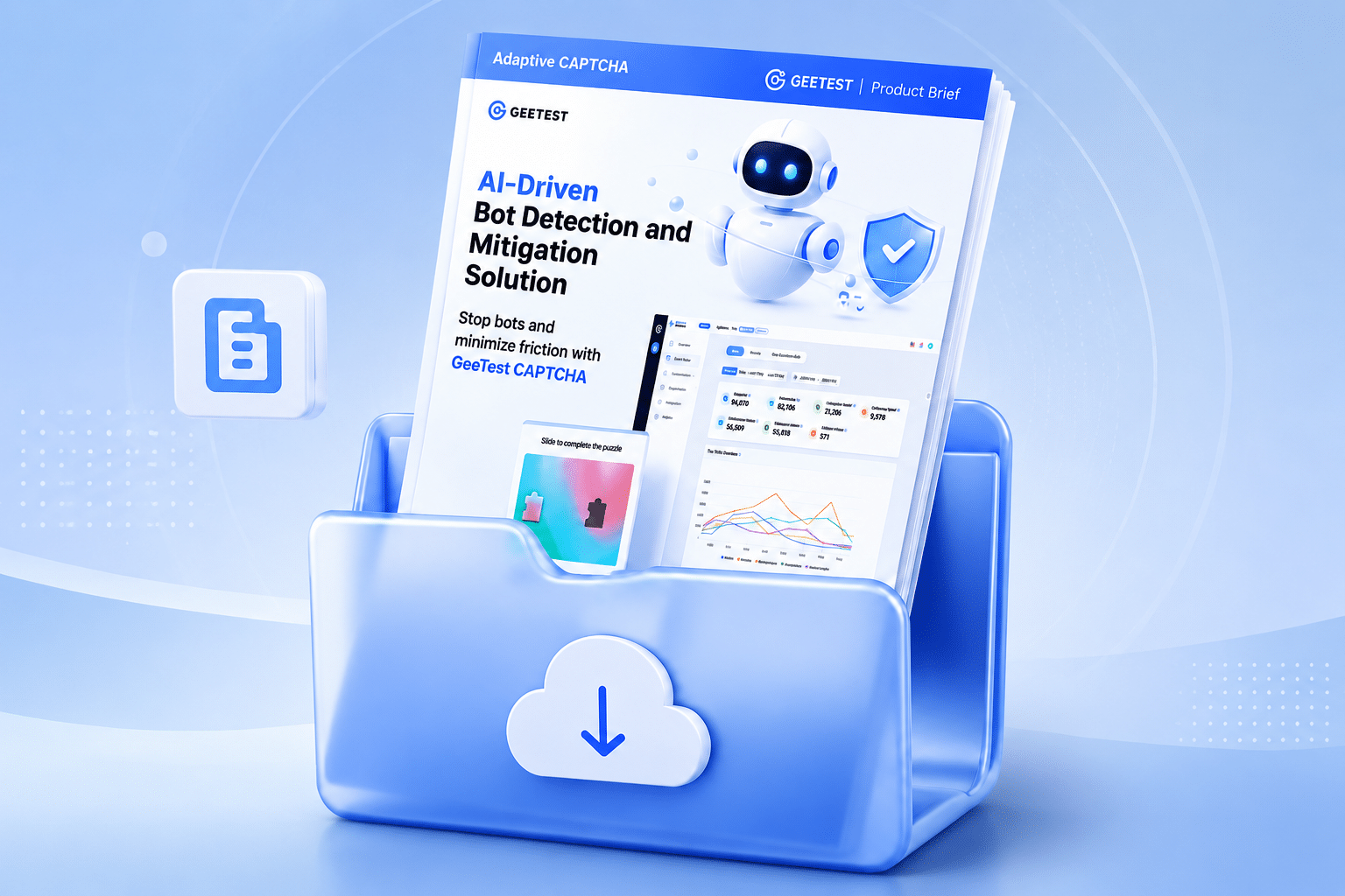 GeeTest Adaptive CAPTCHA brochure